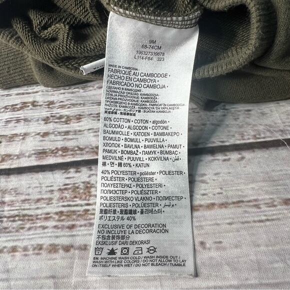 Nike Icon Graphic Romper 9 Months French Terry Unisex Baby Long Sleeve - Picture 6 of 7